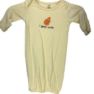 Touched By Nature 0-6 Mo I Yam Cute‎ Sleep Dress